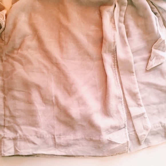 J. Crew Silver Gray Velvet Wrap Dress - Picture 4 of 6